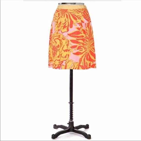 Anthropologie Fire Bloom Skirt - Picture 2 of 5